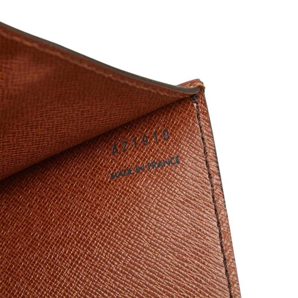 LOUIS VUITTON Brown Monogram Leather Shoulder Bag - Picture 8 of 11